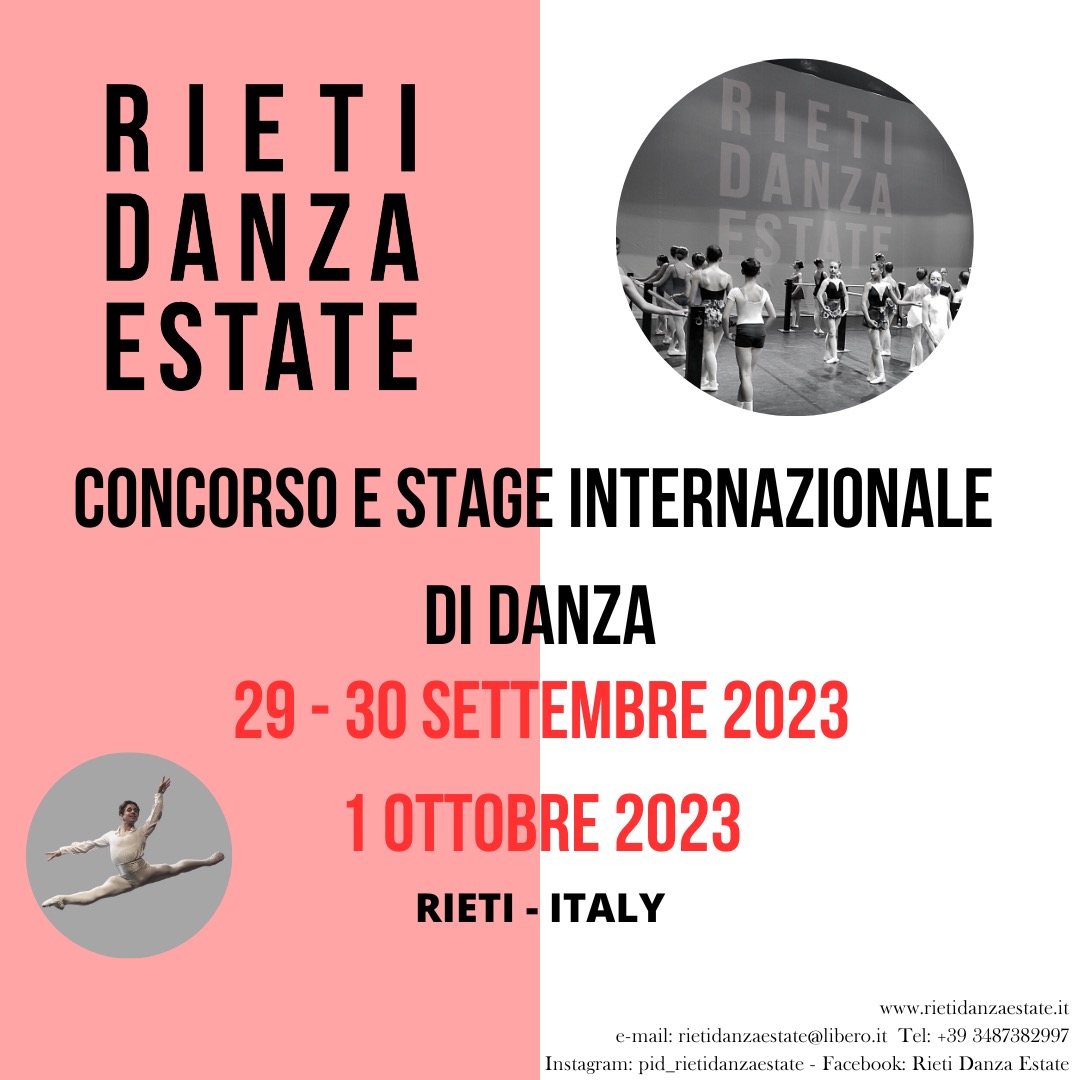 LOCANDINA RIETI DANZA ESTATE 2023